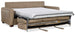 SS - Griffin Queen Sleeper Sofa - Light Brown
