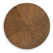 Chadworth - Round Cocktail Table - Medium Brown