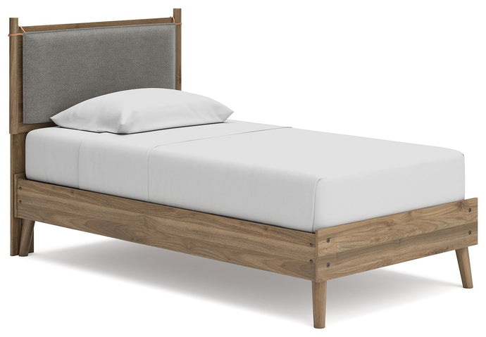 Aprilyn Light Brown Panel Bed - Twin