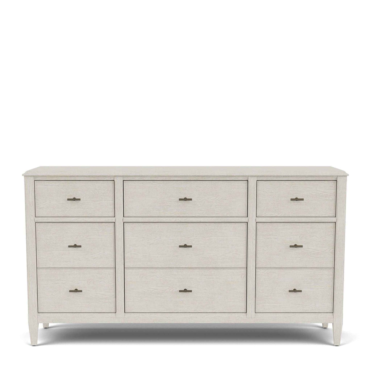 Carmella - Nine Drawer Dresser - Pebble Oak