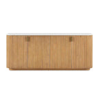 Arik - 4 Door Walnut Cabinet - Woodtone