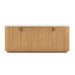 Arik - 4 Door Walnut Cabinet - Woodtone