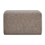 Kelce - Woven Checkered Ottoman - Brown