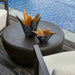 Starpetal - Indoor-Outdoor Wooden Bowls (Set of 2) - Black / Woodtone