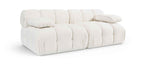Orin - Velvet Performance Fabric Upholstered 2 Piece Modular Sofa