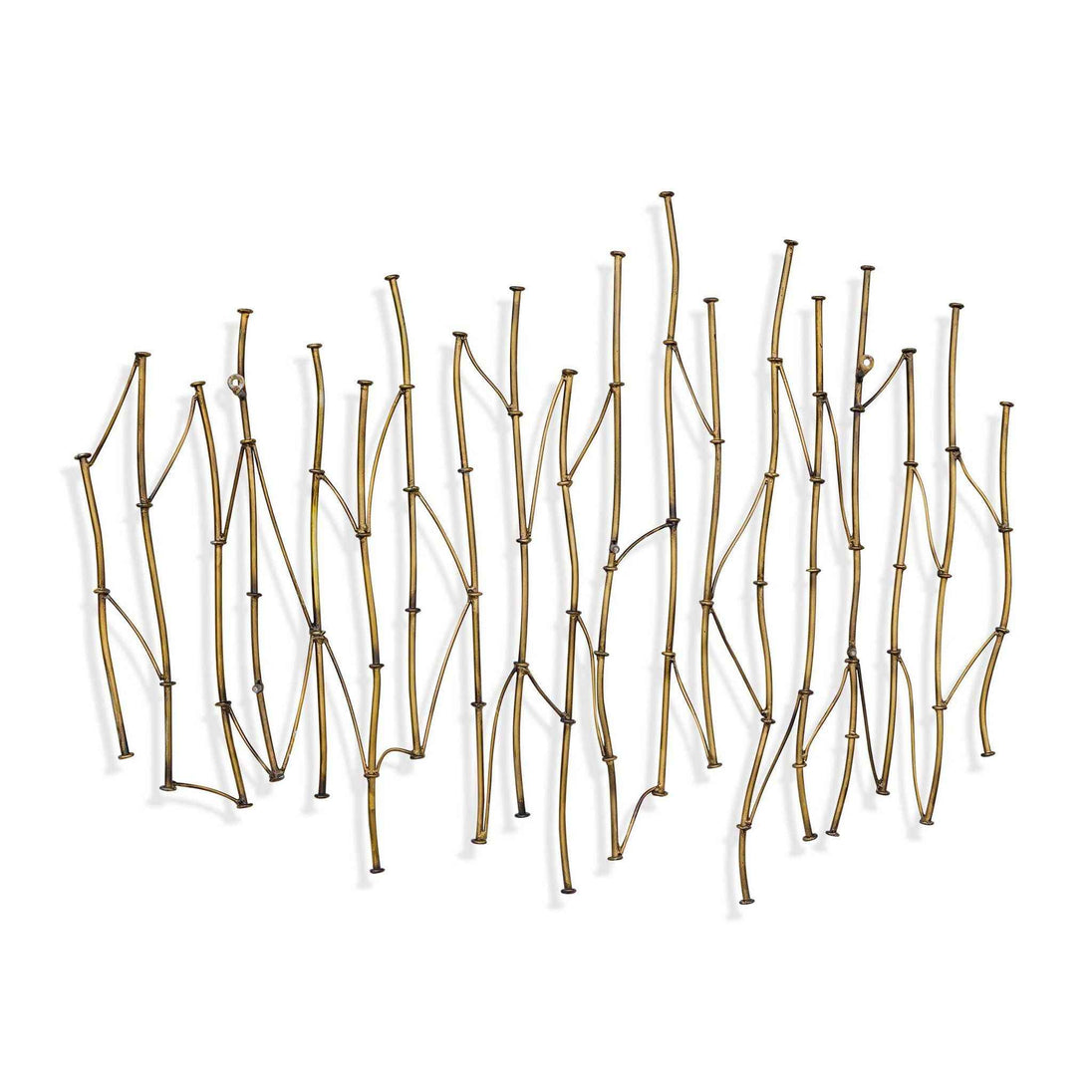 Nature's Rhythm - Metal Wall Decor - Gold