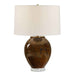 Rye - Glazed Table Lamp - Brown