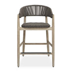 Dermott - Outdoor Counter Stool - Brown / Dark Gray