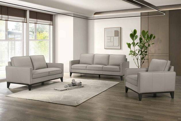 Aaron - Loveseat - Mist Gray