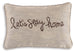 Lets Stay Home Pillow (Set of 4)