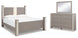 Surancha King Poster Bed, Dresser and Mirror