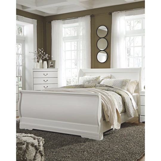 Anarasia Sleigh Bed - Furniture Depot (4670639997030)