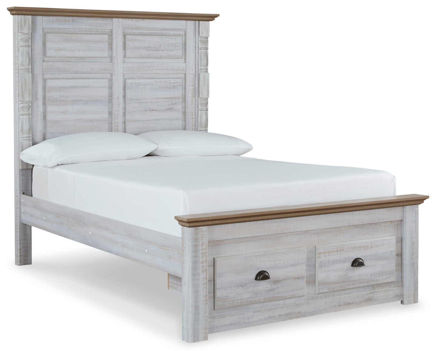 Haven Bay Panel Bed with Footboard Storage - Furniture Depot (7798060220664)
