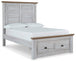 Haven Bay Panel Bed with Footboard Storage - Furniture Depot (7798060220664)