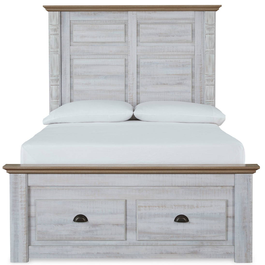 Haven Bay Panel Bed with Footboard Storage - Furniture Depot (7798060220664)