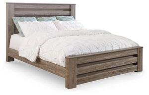Zelen King Panel Bed 6Pc Set (Bed,,Dresser,Mirror & x1 Night Stand)