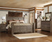 Juararo California King Poster Bed, Dresser, Mirror, Chest and 2 Nightstands