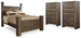 Juararo Queen Poster Bed and 2 Chests