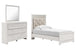 Altyra Twin Panel Bed, Dresser and Mirror