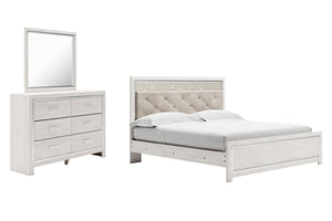Altyra King Panel Bed, Dresser and Mirror