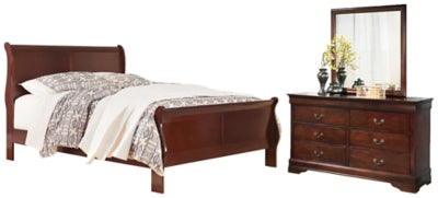 Alisdair Queen Sleigh Bed, Dresser and Mirror