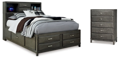 Caitbrook Full Storage Bed and Chest