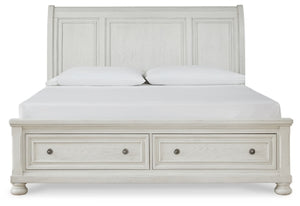 Robbinsdale King Sleigh Bed with Storage