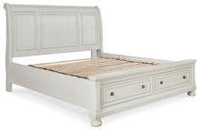 Load image into Gallery viewer, Robbinsdale King Sleigh Bed with Storage