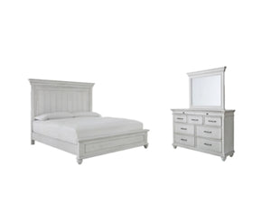Kanwyn Queen Panel Bed with Dresser and Mirror