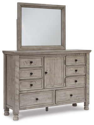 Harrastone Dresser and Mirror