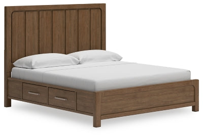 Cabalynn California King Panel Bed with Storage