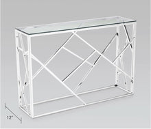Load image into Gallery viewer, Carole Console Table - Silver
