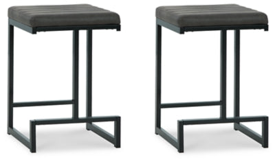 Strumford Counter Height Bar Stool (Set of 2)