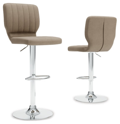 Pollzen Bar Height Bar Stool (Set of 2)