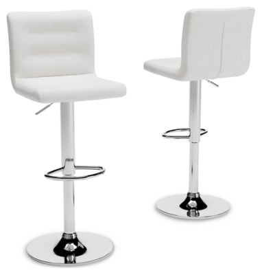 Pollzen Bar Height Bar Stool (Set of 2)