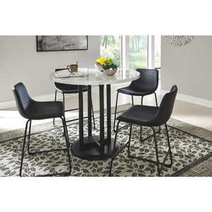 Centiar Round DRM Counter Table and Chairs 5 Pc set - Furniture Depot