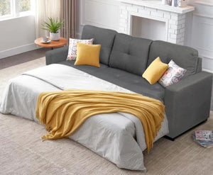 Luis Grey sectional sofa bed with storage