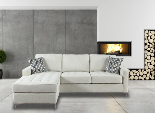Houston Reversible Sectional with 2 Pillows and Storage Chaise
