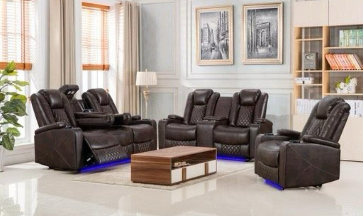 Recliner chair with led lights outlet
