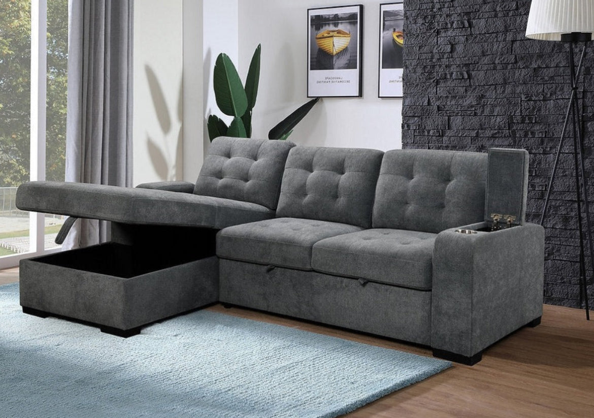 Pasadena grey sectional hotsell