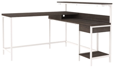 Dorrinson Home Office L-Desk with Storage