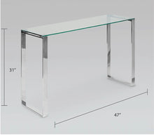 Load image into Gallery viewer, David Console Table Silver