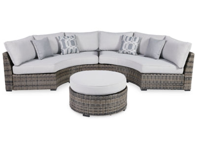 Harbor Court 2-Piece Outdoor Sectional with Ottoman