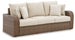 Sandy Bloom Outdoor Sofa with Cushion