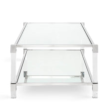 Load image into Gallery viewer, Dudley Acrylic Coffee Table - Silver