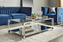 Load image into Gallery viewer, Dudley Acrylic Coffee Table - Silver