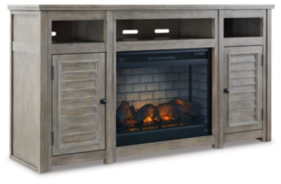 Moreshire 72'' TV Stand with Electric Fireplace