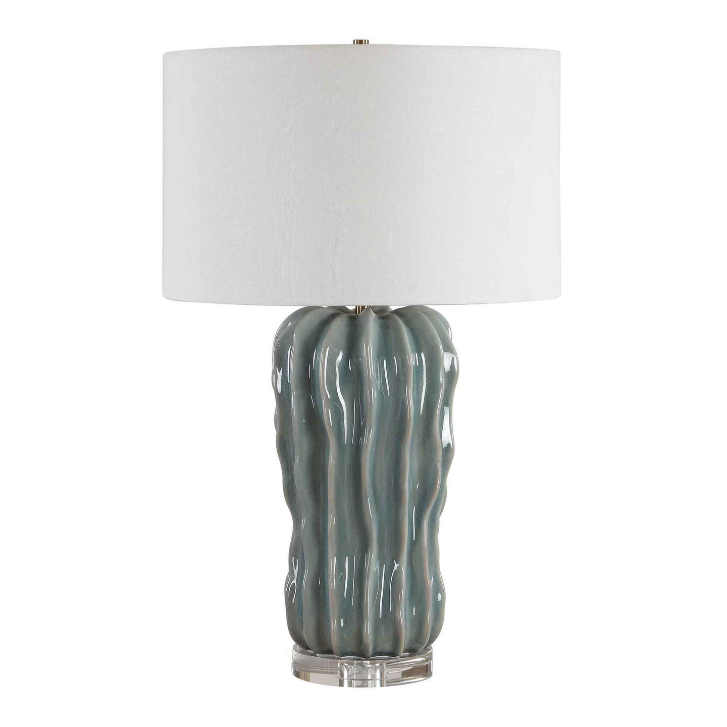 Niese - Glaze Table Lamp - Light Blue