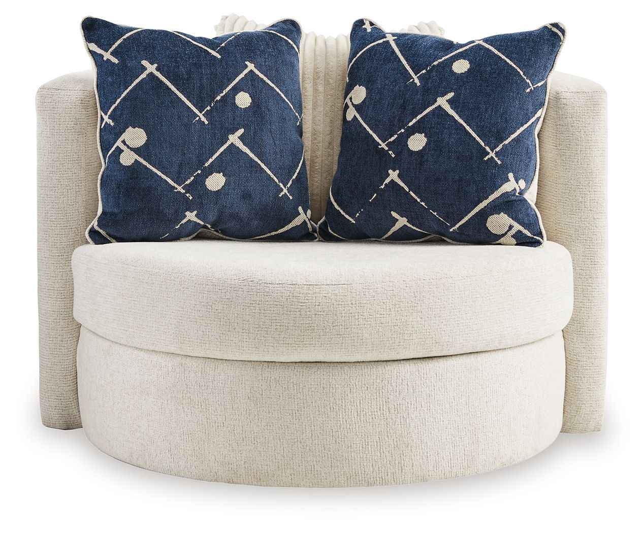 Padova - Swivel Accent Chair - Ivory