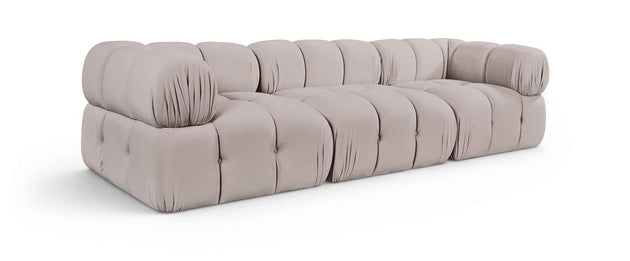 Orin - Velvet Performance Fabric Upholstered 3 Piece Modular Sofa